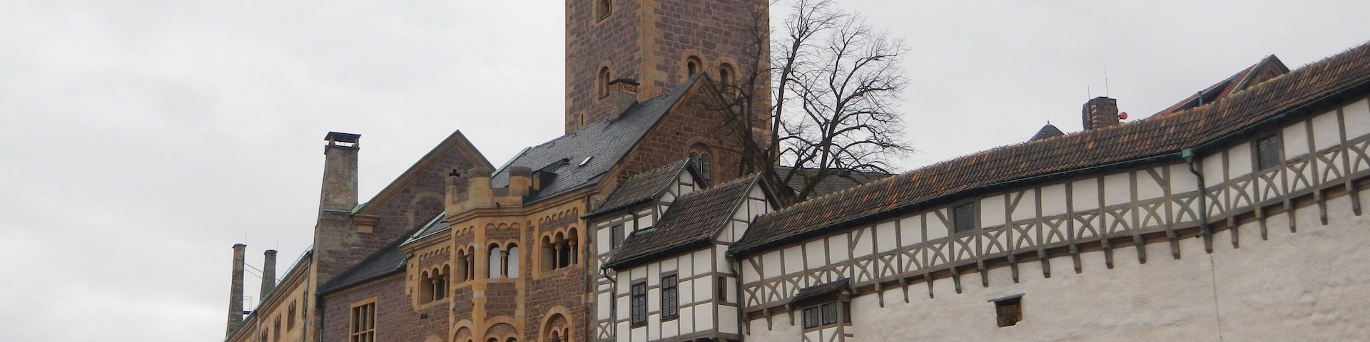 A castle originally built in the Middle Ages. Wartburg Castle in Eisenach Germany.