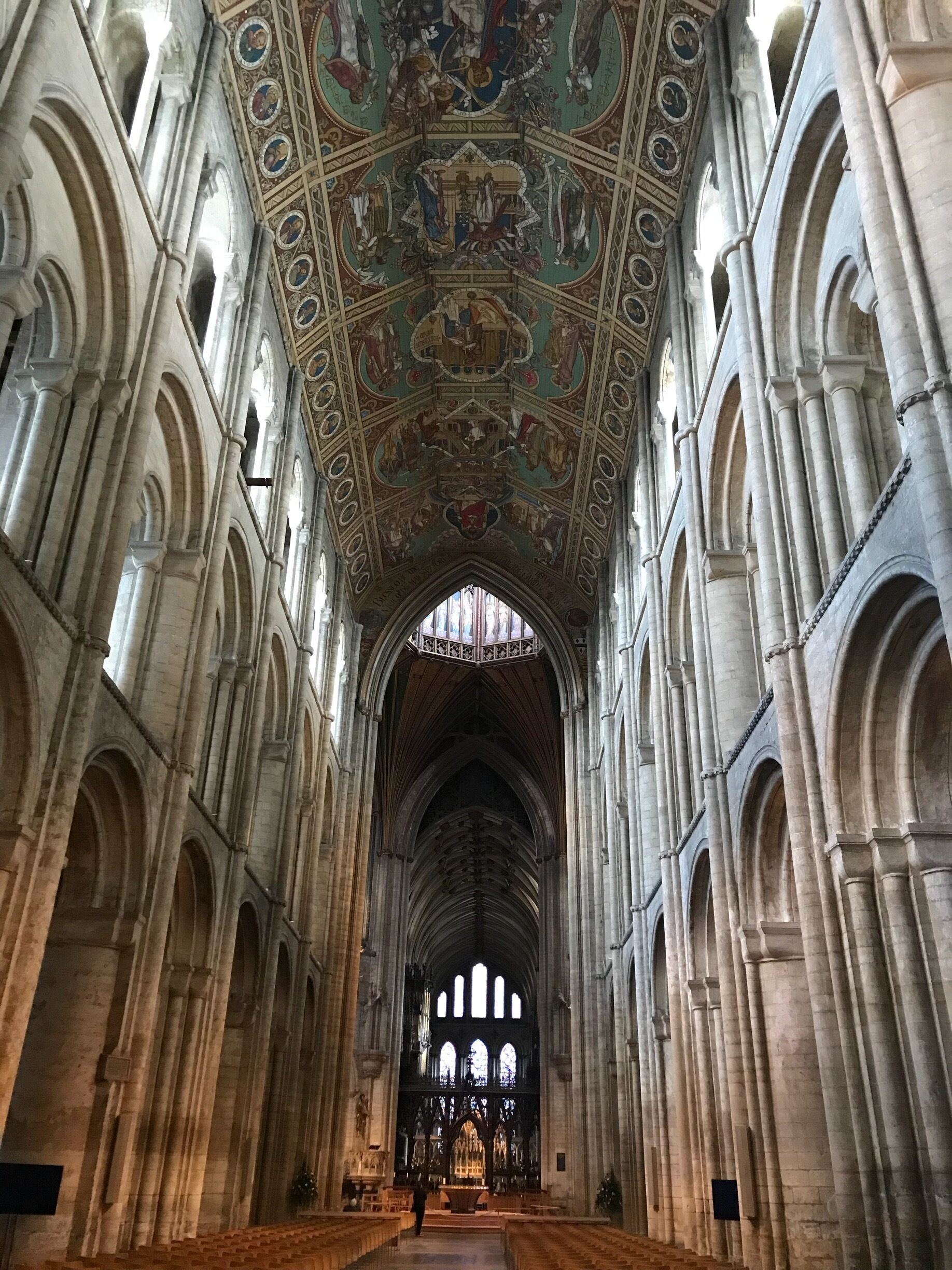 England’s 3rd longest Cathedral

Ely Cathedral, with its unique 14th century octagonal lantern tower, is counted among the marvels of the medieval world. Much of the cathedral is over 900 years old and it offers a rich architectural history, including the sumptuous 13th century Quire and beautiful 14th century Lady Chapel.
Around the cathedral itself you can explore attractive parkland and one of the largest collections of medieval monastery buildings still in daily use. It is easy to spend a whole day, and longer, visiting the cathedral, and also the city of Ely with its attractive riverside and other tourist attractions.