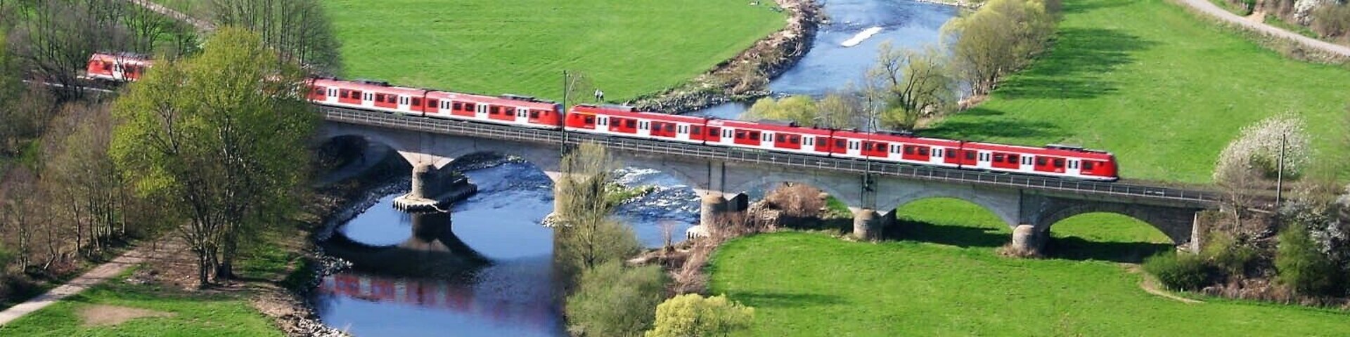Siegschleife und S-Bahn Rhein-Ruhr (Siegstrecke).