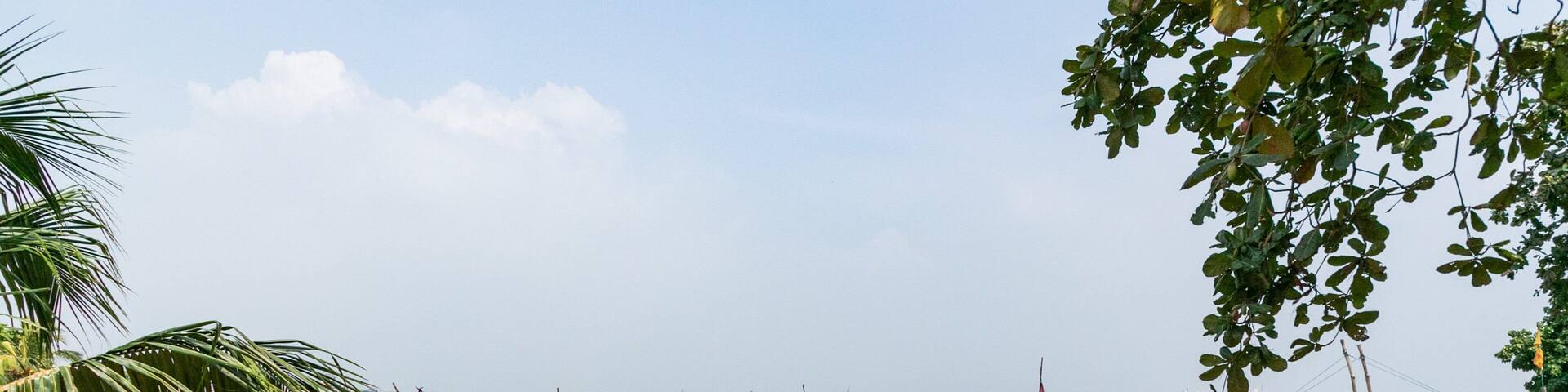 Dutch Fort showing a bay or harbor and general coastal views