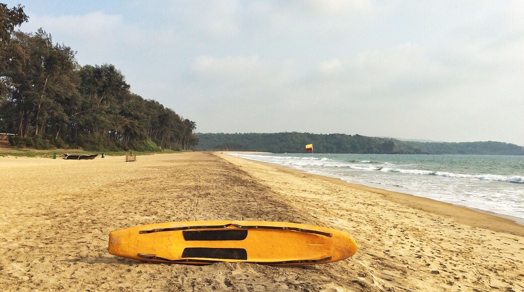 A beautiful find this visit to Goa. Galgibaga is one of the beaches at the southern tip of Goa. We visited in March and there was not a single other person in sight the entire time we were there. No shacks, no tourists, no fishermen..just a solitary lifeguard playing solitaire (really).