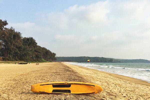 A beautiful find this visit to Goa. Galgibaga is one of the beaches at the southern tip of Goa. We visited in March and there was not a single other person in sight the entire time we were there. No shacks, no tourists, no fishermen..just a solitary lifeguard playing solitaire (really).