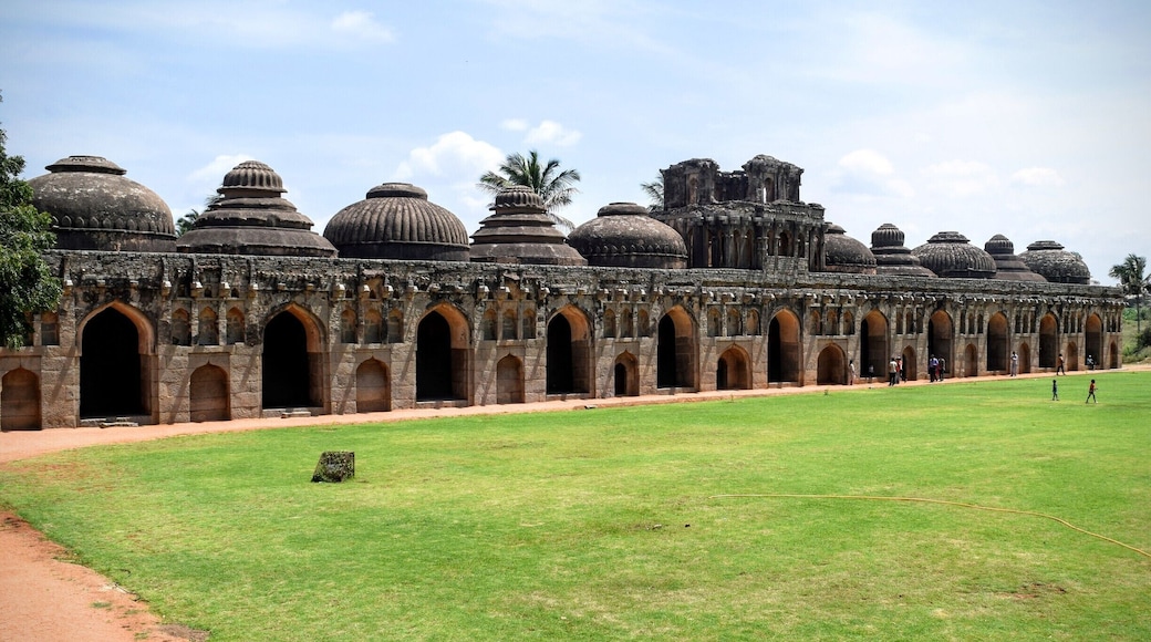 The elephant stables of Hampi