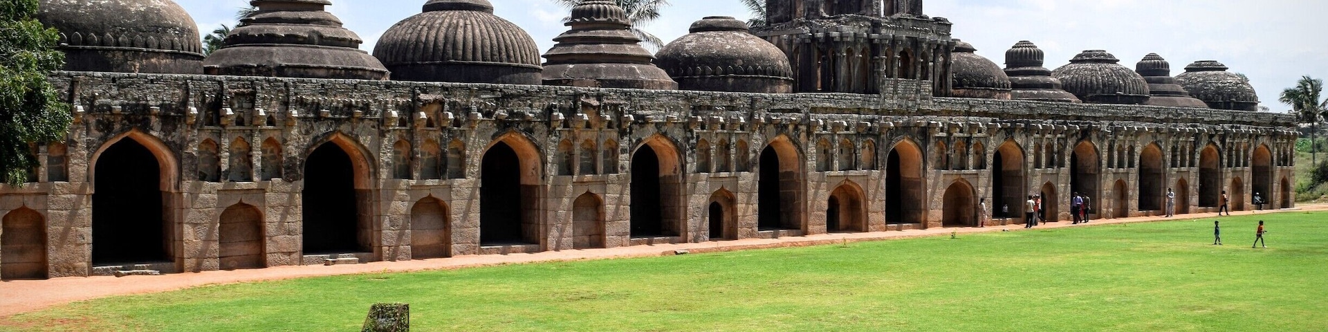 The elephant stables of Hampi