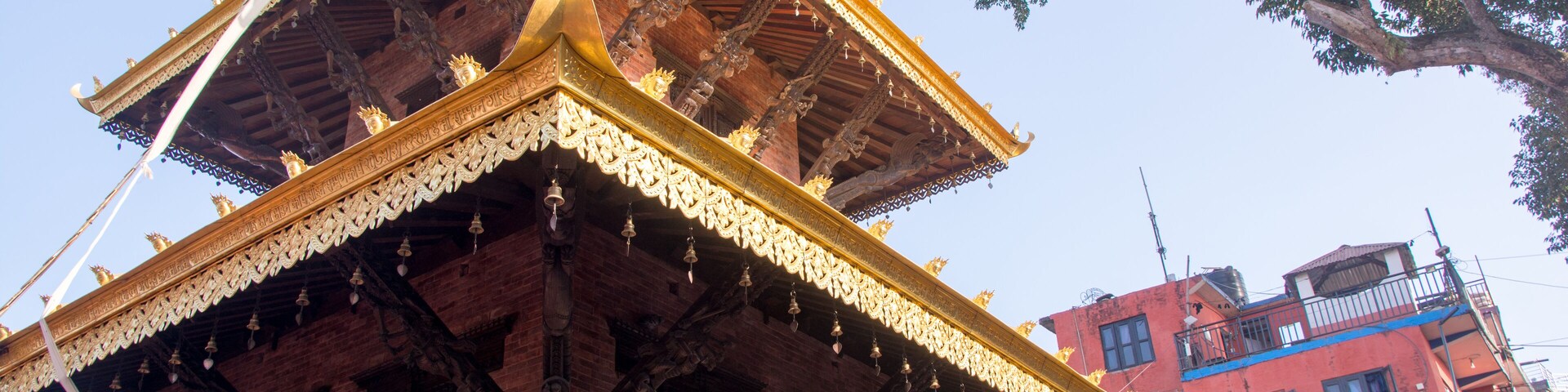 Newly reconstructed golden Manakamana temple - Dec 2018