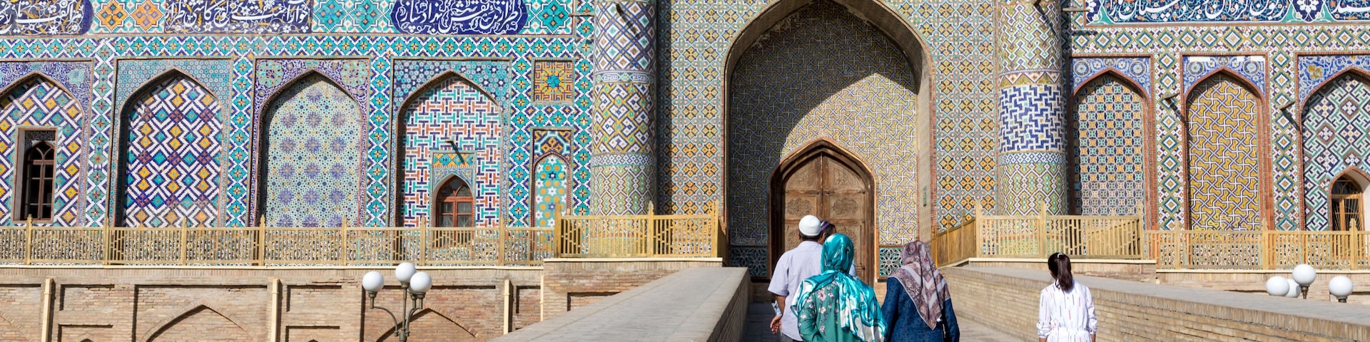 The Khudayar Khan Palace is the most popular landmarks of Fergana Valley. Kokand, Uzbekistan.