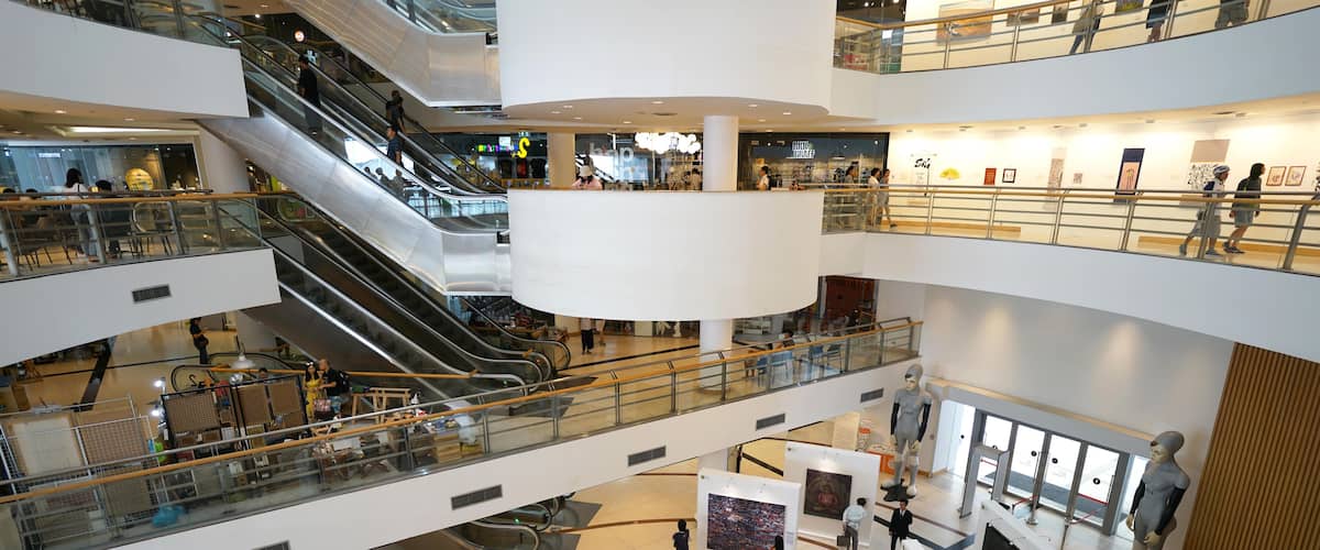 Inside of Bangkok Art and Culture Centre bangkok Thailand 6 October2018