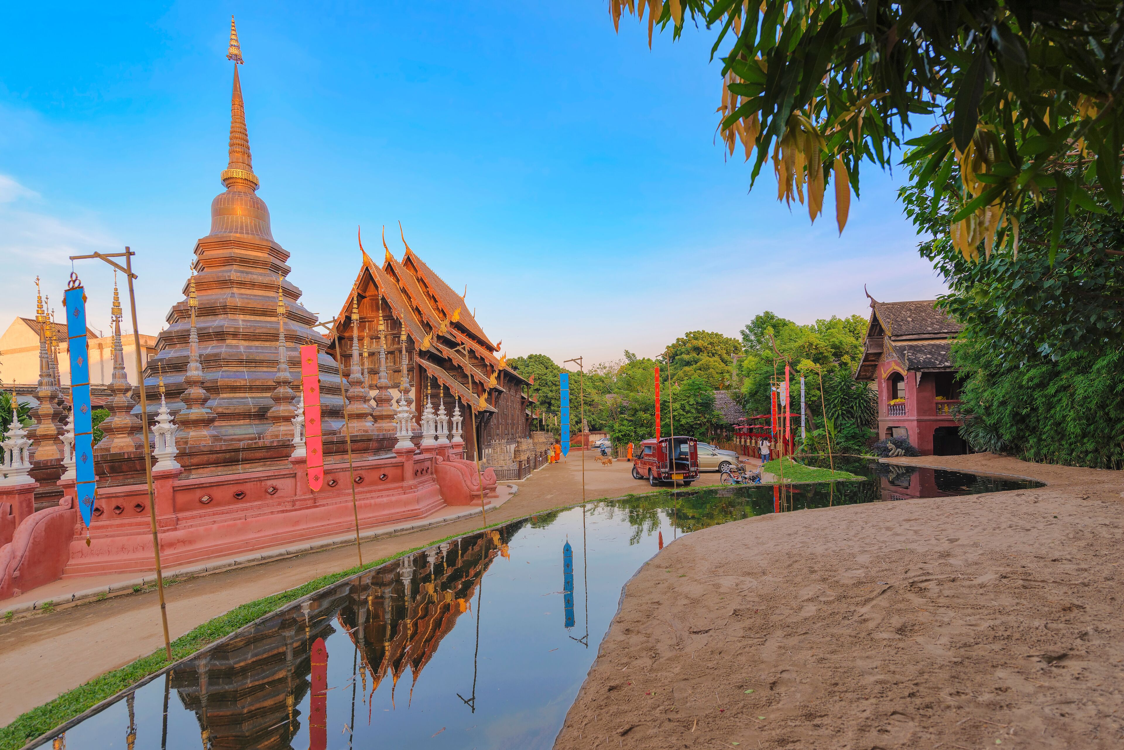 Phan Tao Temple, Chiangmai, Thailand..