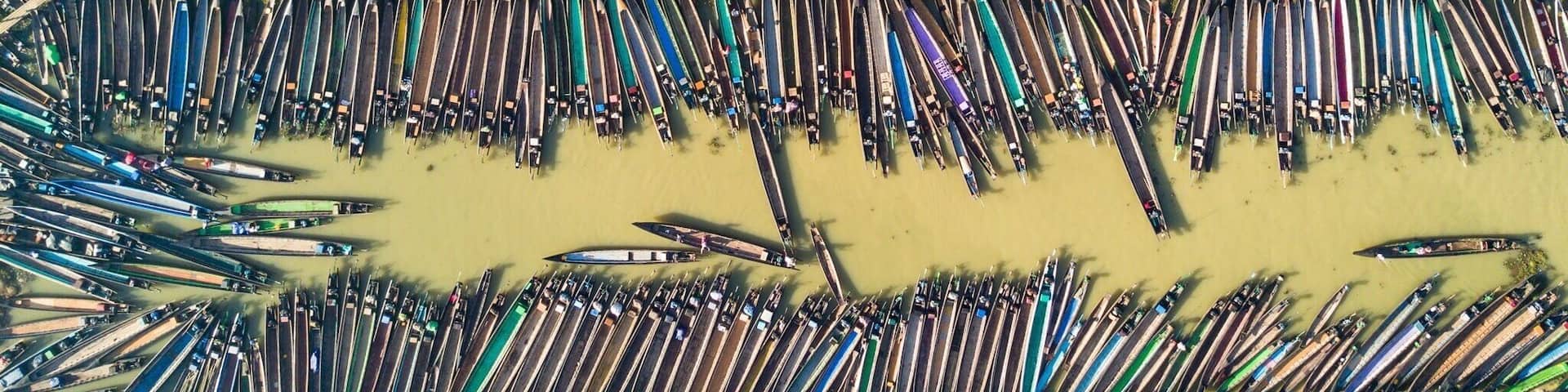 To go to the local Market in Nampan in the southeastern corner of Inke Lake is an incredible experience. This aerial shot shows all the longboat „parked“ for the market. Don’t miss it, but get there early around 7-730am. You just might be the only tourist at that time... #AboveItAll