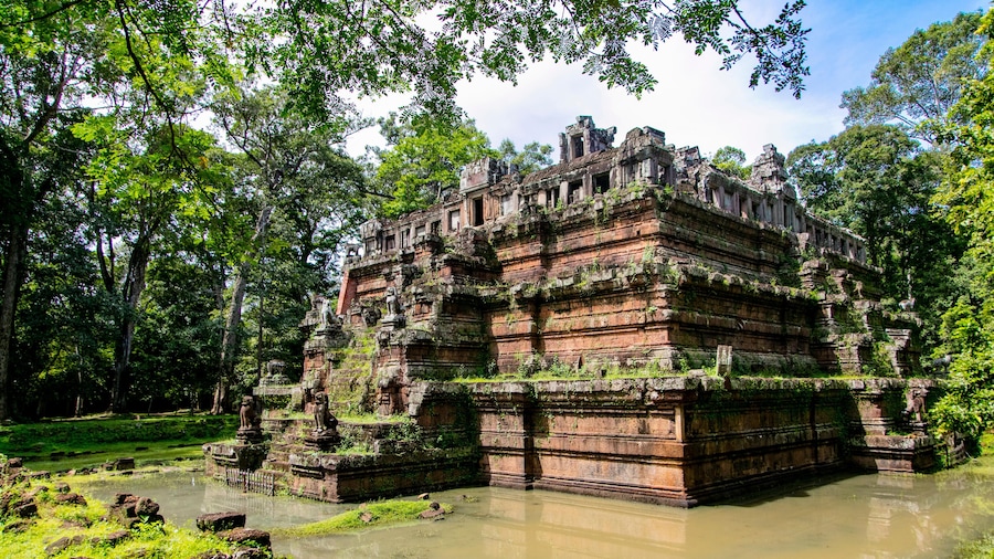 H8BBGW Phimeanakas, Ankor Thom, Angkor, Cambodia