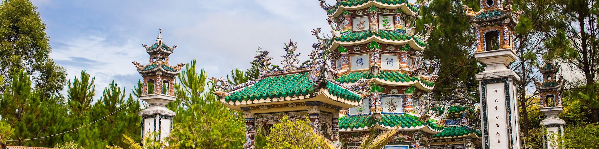 Linh Son Pagoda in Da Lat, Vietnam
