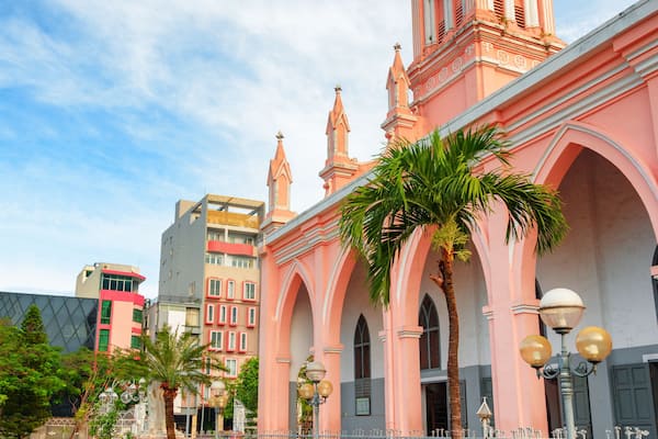 Gorgeous view of Da Nang Cathedral in Danang, Vietnam