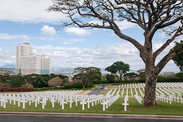 American Memorial Cemetery showing a cemetery