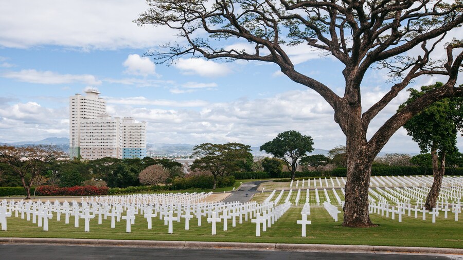 American Memorial Cemetery showing a cemetery