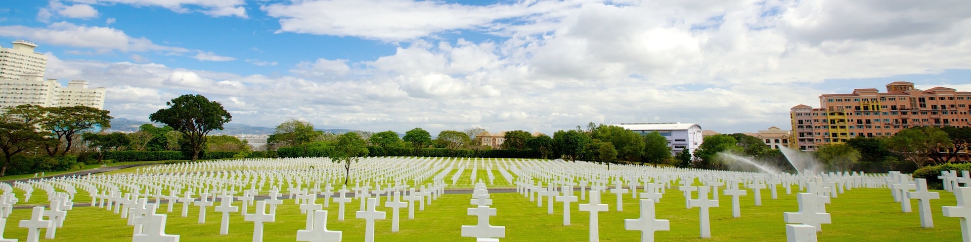 Manila caracterizando um cemitério e um memorial