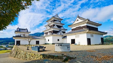 Ozu Castle, also known as Jizogatake Castle, is a castle located in Ozu, Ehime Prefecture, Shikoku, Japan.