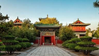 Longxing Temple in Zhengding, Shijiazhuang, Hebei, China.It was established in 586 and developed during the early Song Dynasty