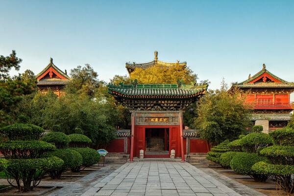 Longxing Temple in Zhengding, Shijiazhuang, Hebei, China.It was established in 586 and developed during the early Song Dynasty