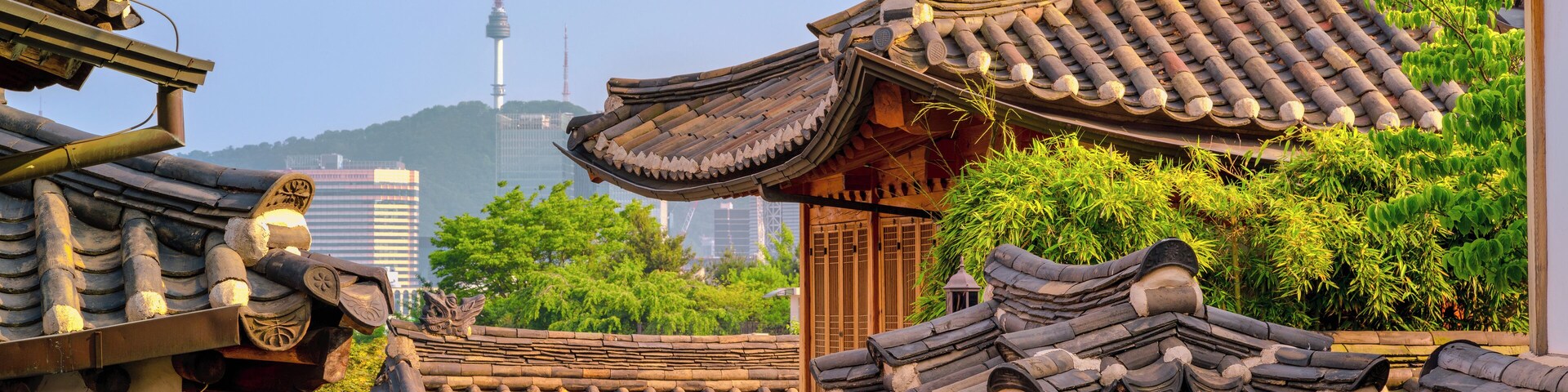 Bukchon Hanok Village in Seoul, South Korea