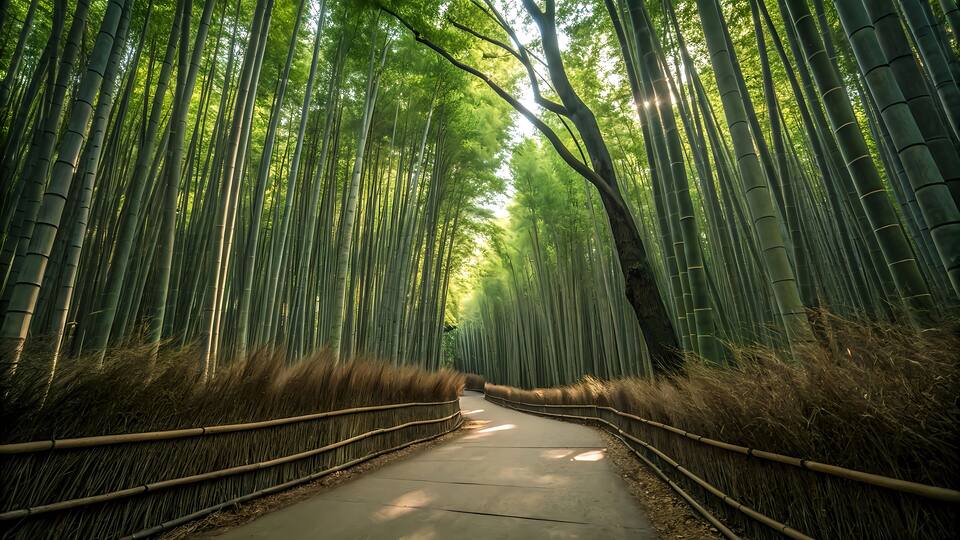 Forest - Famous Bamboo Groove in Japan