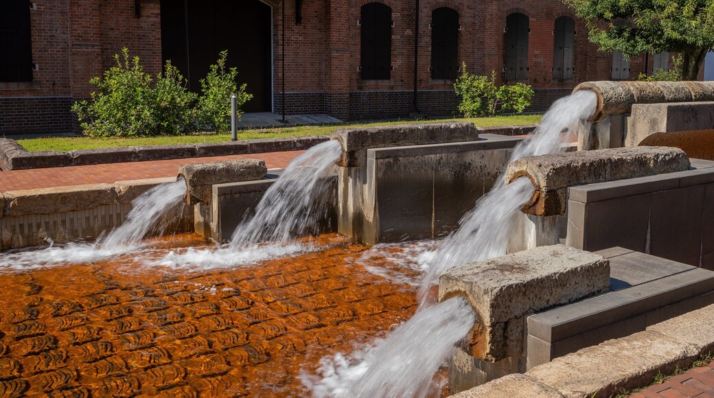 Honda Museum featuring a fountain