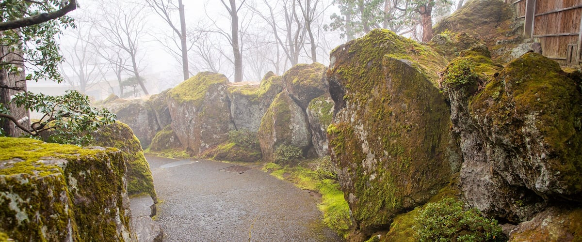 Hakone Museum of Art showing mist or fog