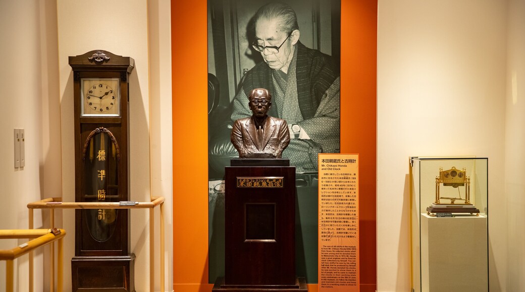 Matsumoto Timepiece Museum which includes interior views and heritage elements
