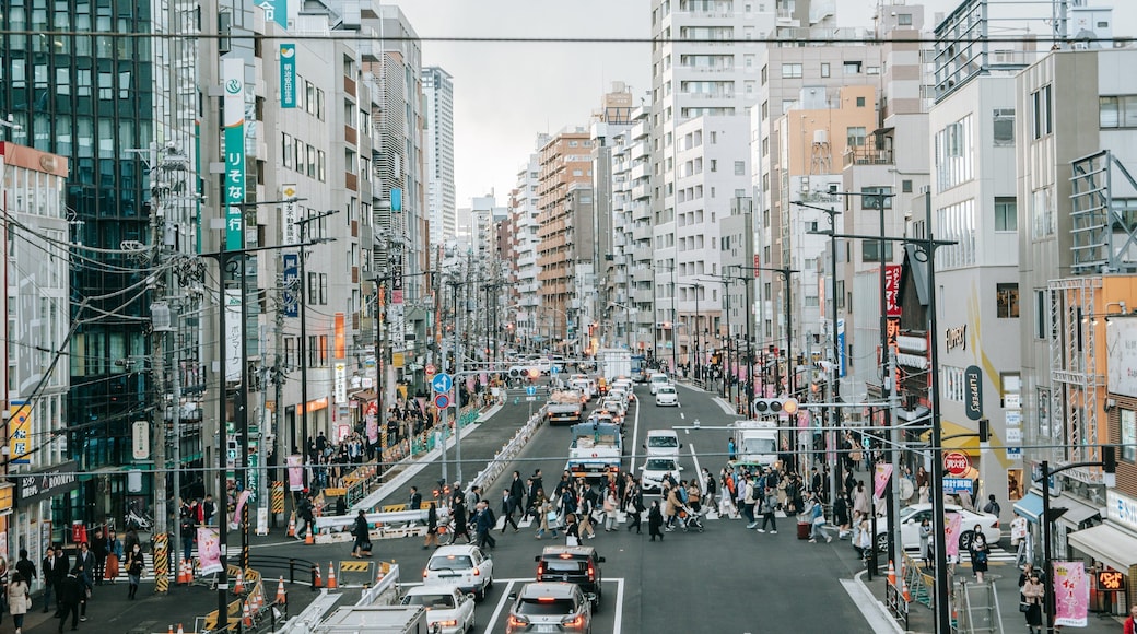 Nakameguro which includes street scenes and a city