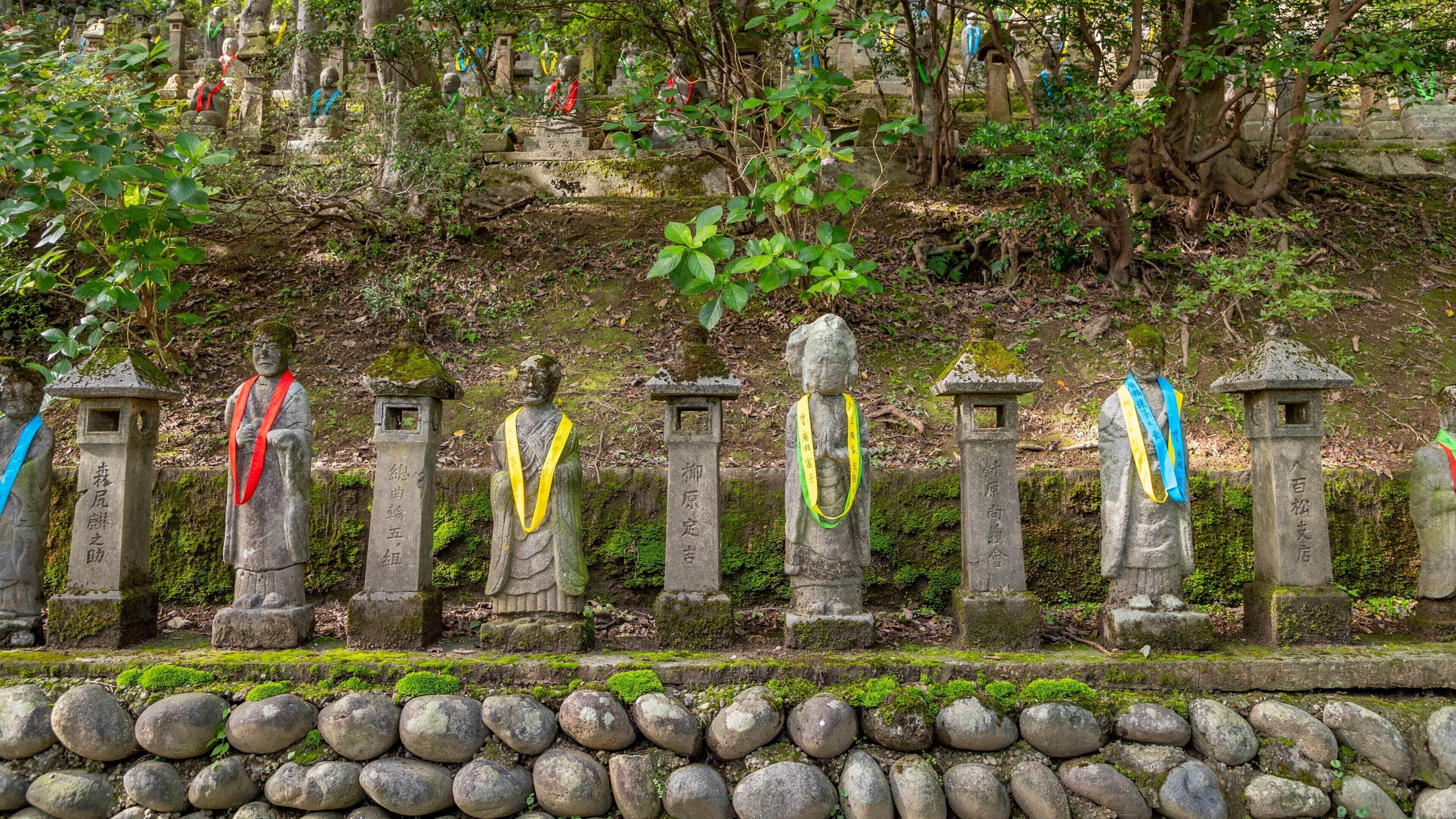 Chokeiji Temple which includes a garden, heritage elements and a temple or place of worship