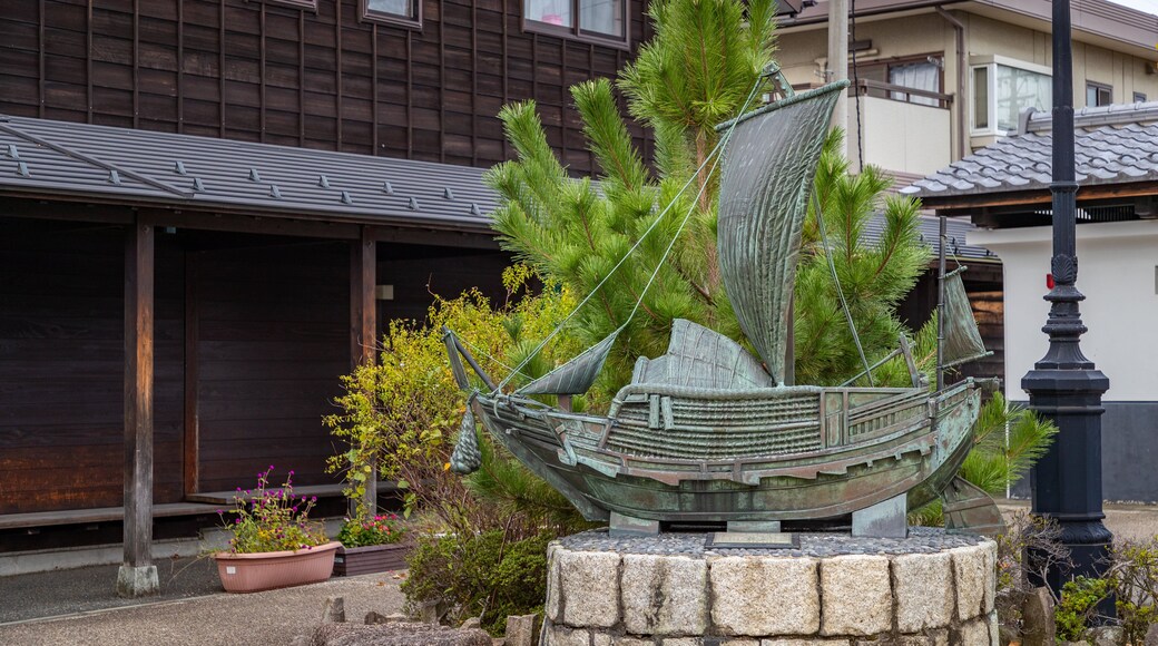 Iwase showing outdoor art and heritage elements