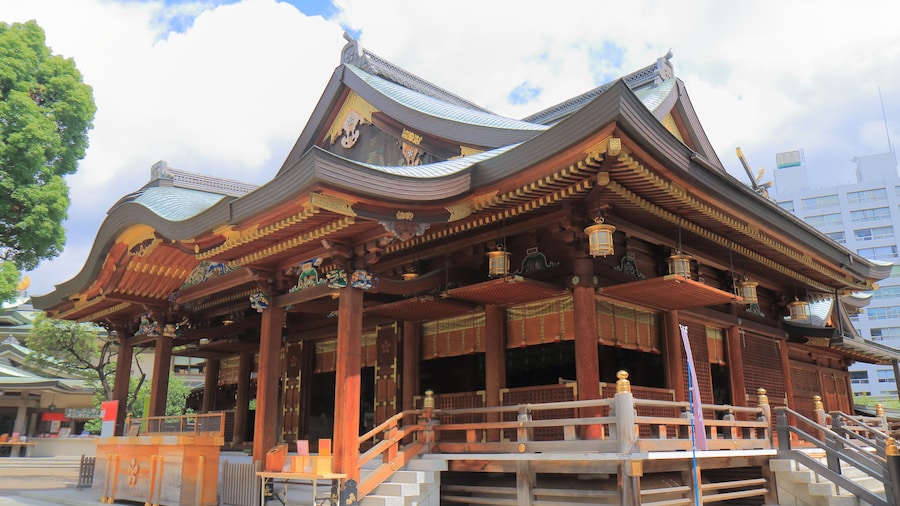 Historical Yushima Tenmangu shrine Tokyo Japan; Shutterstock ID 683984974; Purchase Order: -
