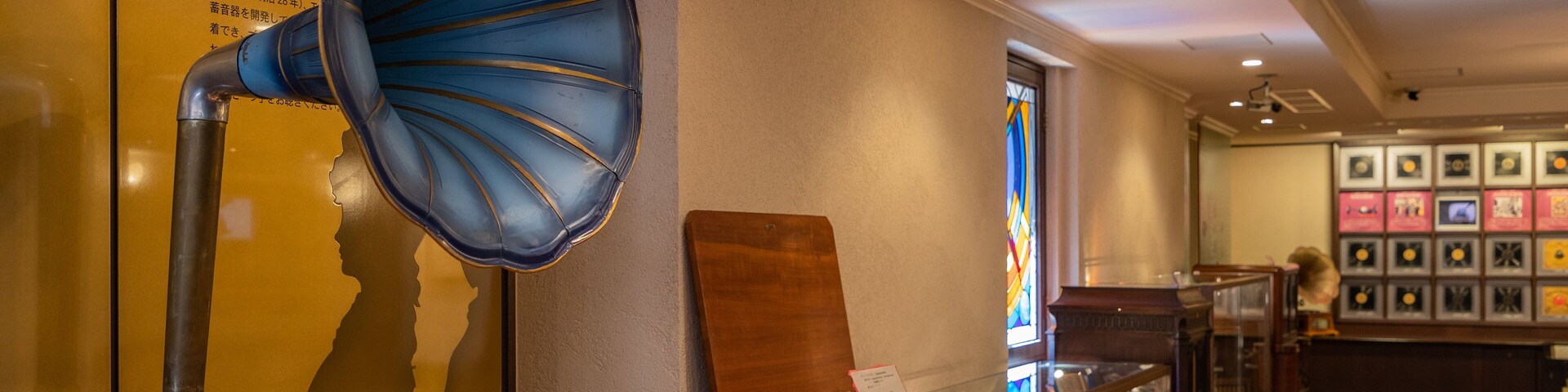 Kanazawa Phonograph Museum featuring interior views and heritage elements