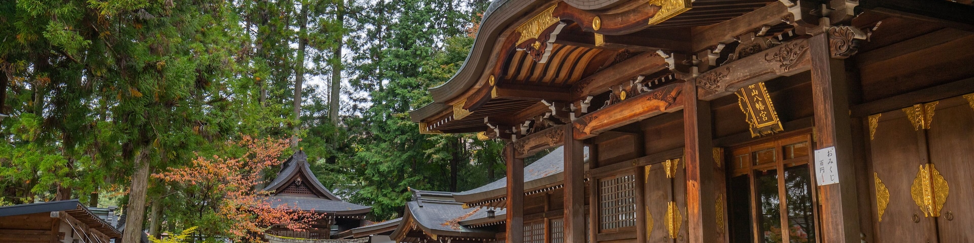 Sakurayama-Jinja showing street scenes and heritage architecture