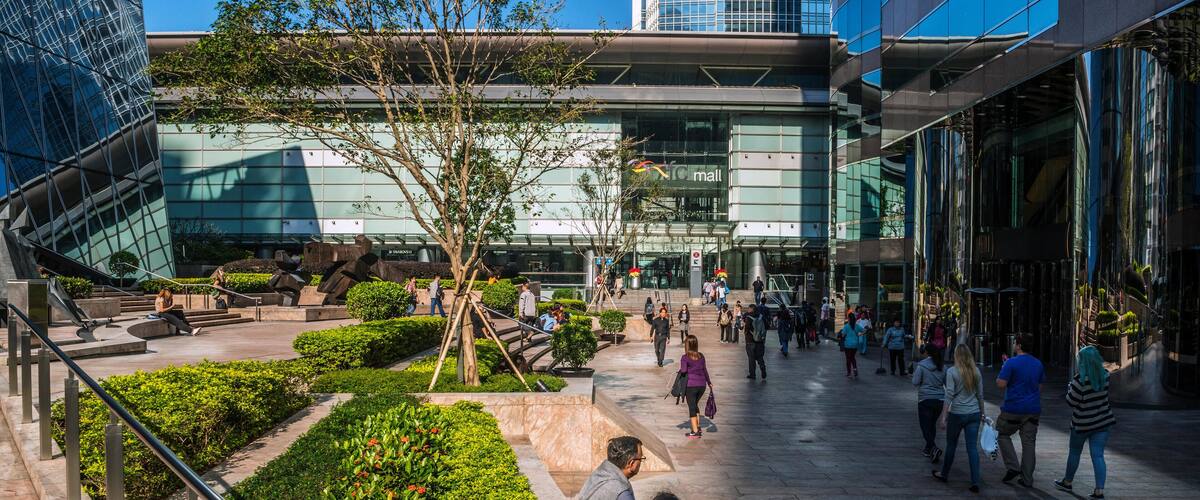 M7F9AK Exchange Square Plaza and IFC Mall, Hong Kong