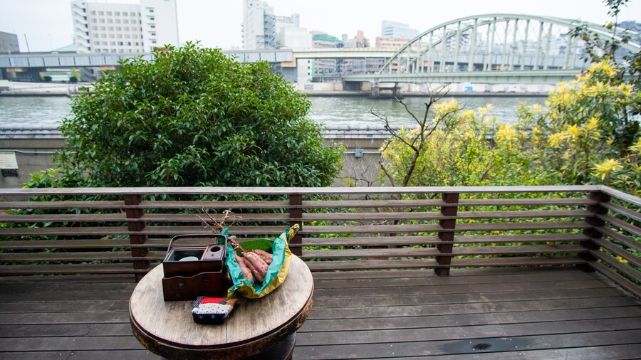 Lucite Gallery featuring a river or creek and a city