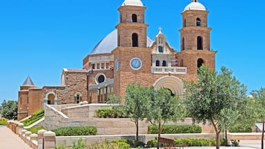St. Francis Xavier Cathedral the main place of Catholic worship in Geraldton. Building started in 1916 and the cathedral was opened in 1938.