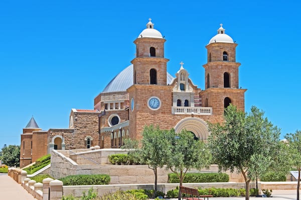 St. Francis Xavier Cathedral the main place of Catholic worship in Geraldton. Building started in 1916 and the cathedral was opened in 1938.