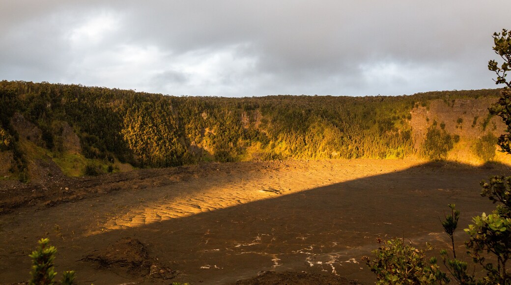 Kilauea Iki Crater showing tranquil scenes
