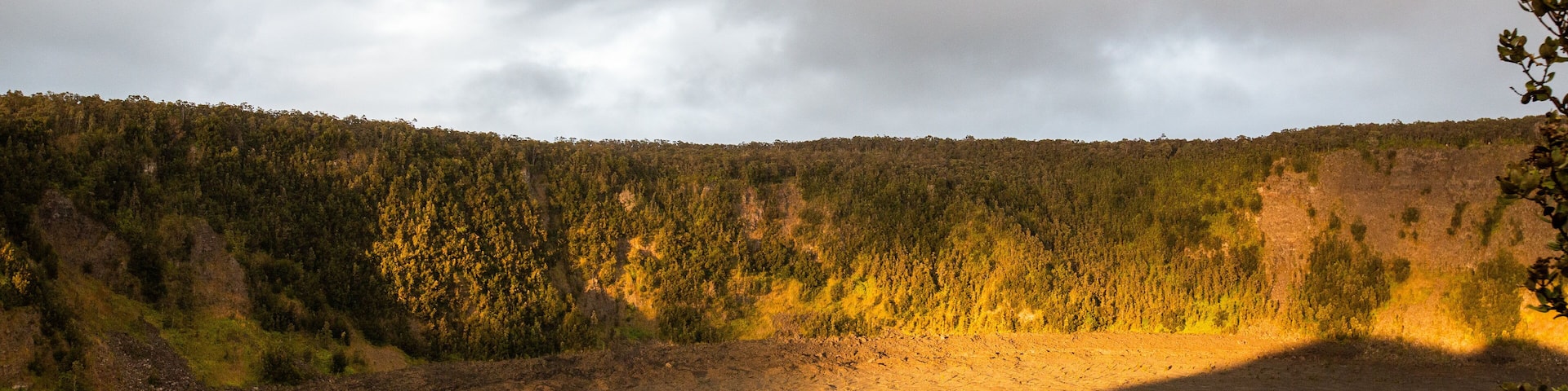 Kilauea Iki Crater showing tranquil scenes