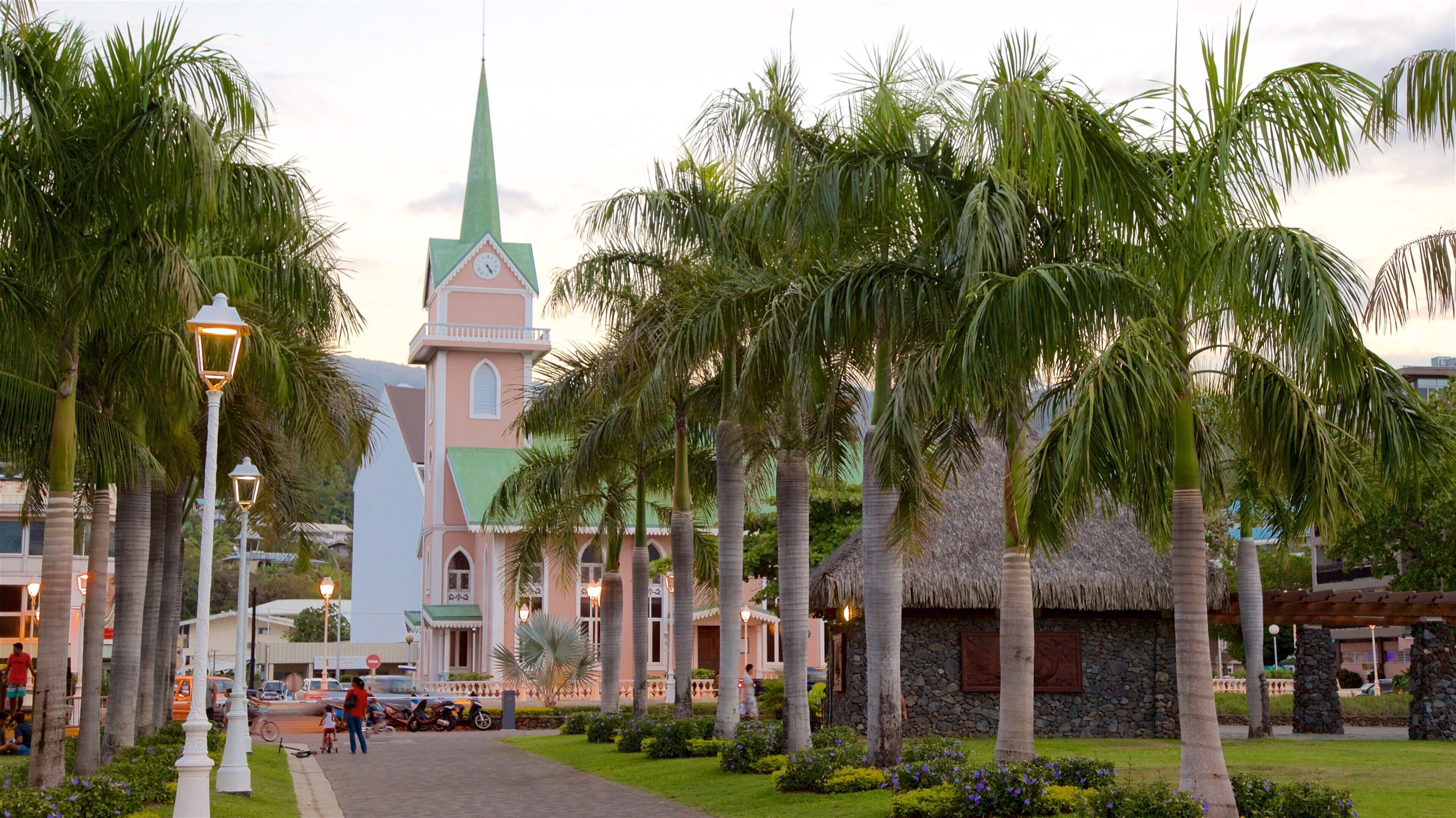 Papeete que inclui um parque