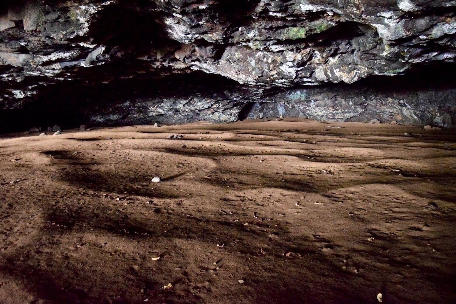 This cool cave is across from Tunnels beach in Kauai