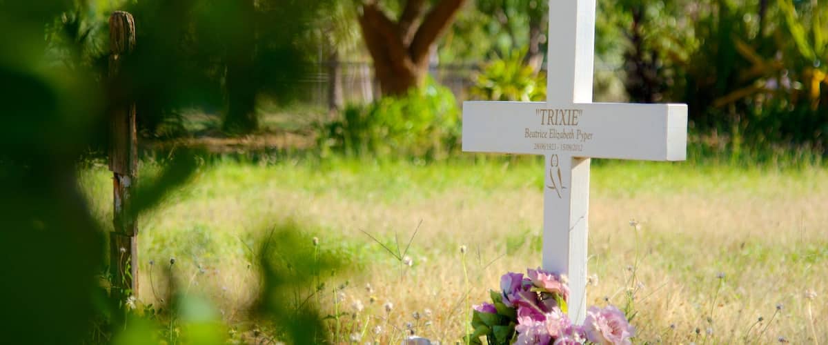 Broome which includes a cemetery and a memorial