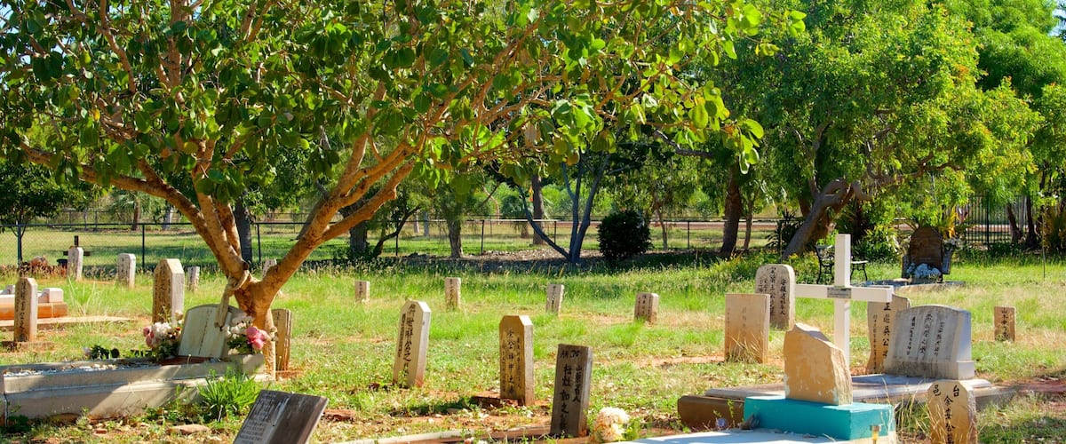 Broome showing a cemetery