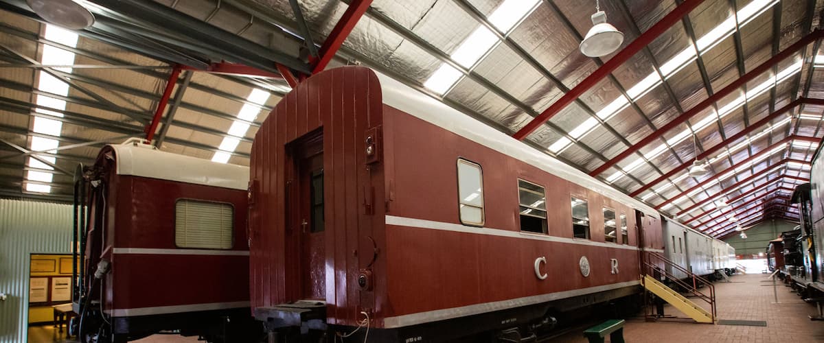 National Railway Museum featuring railway items, heritage elements and interior views