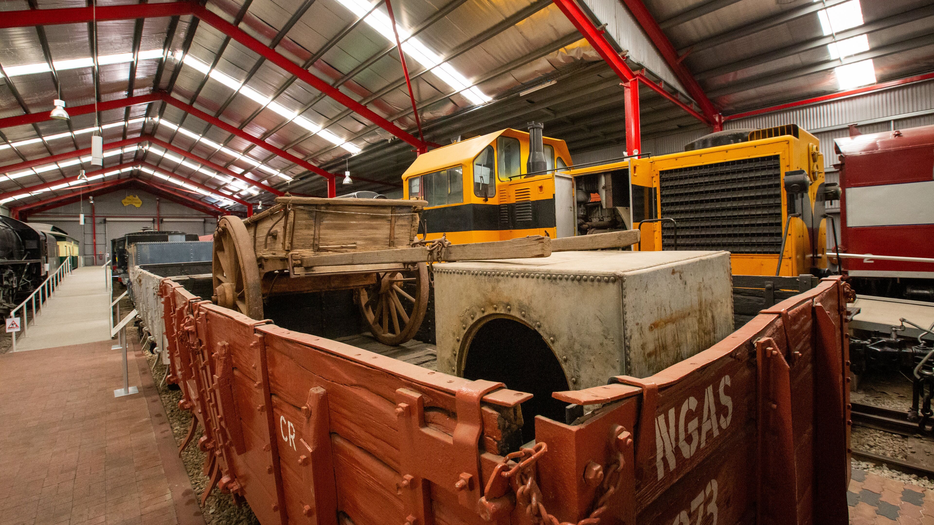 National Railway Museum featuring heritage elements and interior views