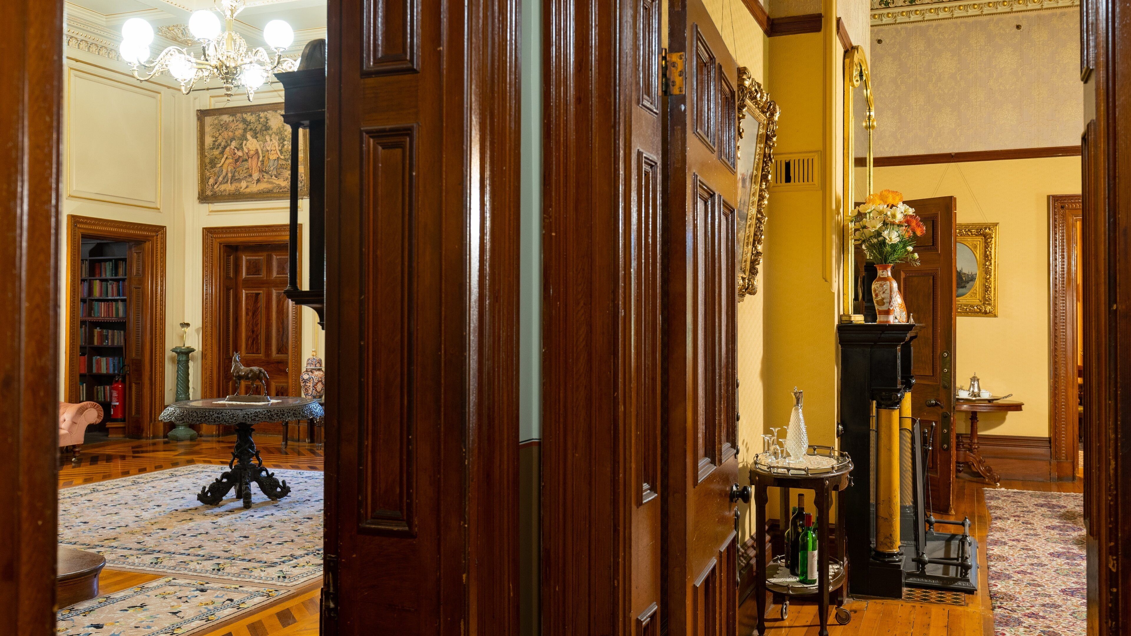 Martindale Hall showing heritage elements and interior views