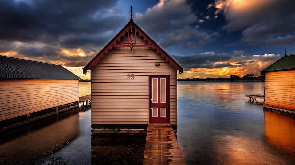 Have you ever been to Lake Wendouree in Ballarat? Even though most of the people go to Ballarat to the iconic Sovereign Hill, Lake Wendouree is another lovely place worth visiting when you are in the area. I went there last Friday and as I came across to these boat sheds this particular once capture my attention. I decided to wait until sunset when the light gets better to photograph it.
I hope you like it!
Camera settings: Nikon D800 @17mm, ISO 100, F/9, 2.0s
Filters: NiSi - Enhance Lanscape CPL, ND64 (6 Stop).
More details about my work:
Instagram: https://www.instagram.com/aleksandar_trpkovski/
Facebook: https://www.facebook.com/AlexTrpkovski/
Website: www.AleksTrpkovski.com