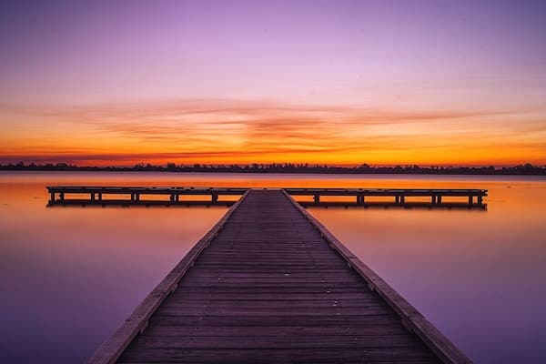 Stunning sunsets on Lake Wendouree