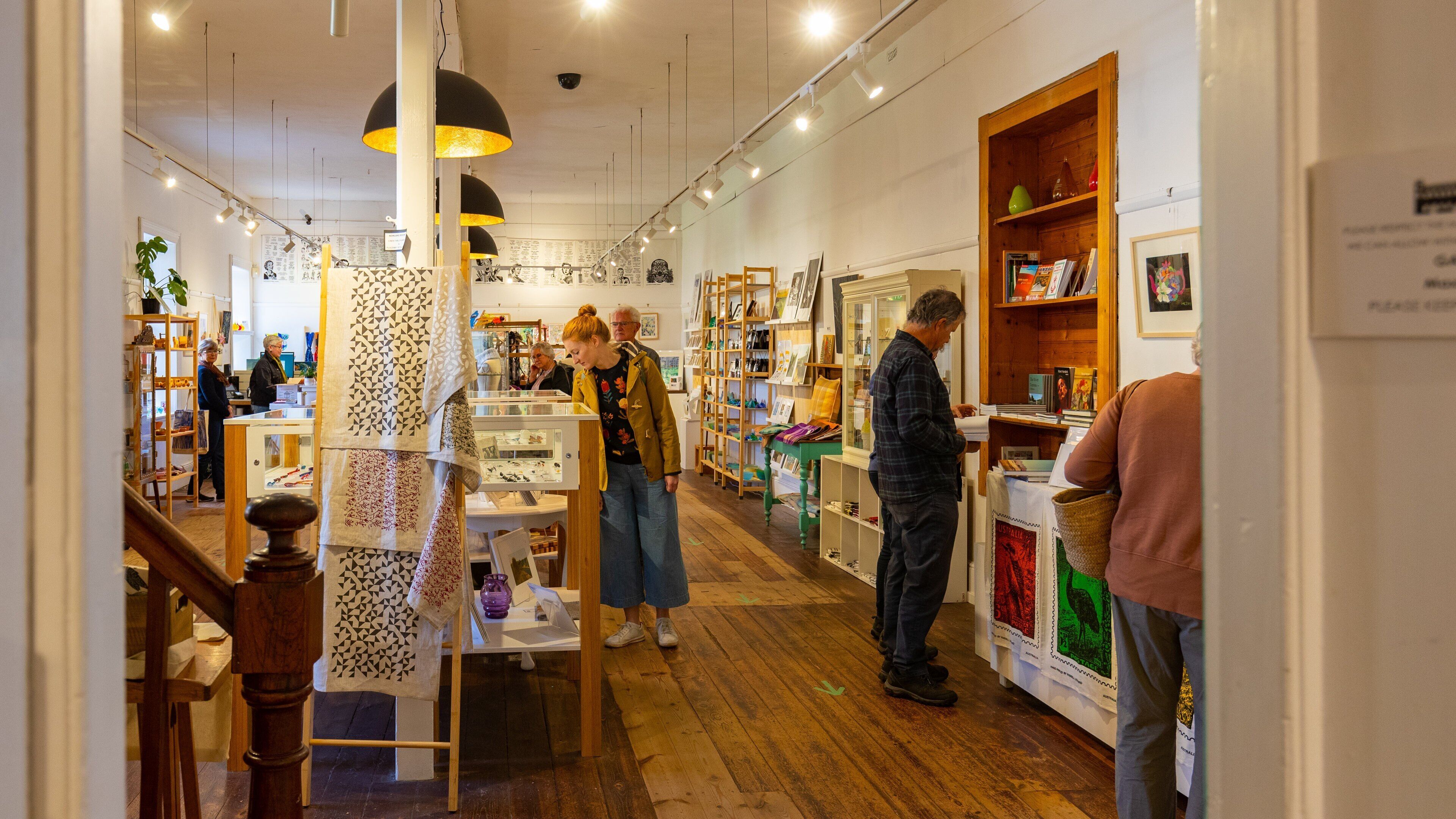 Hahndorf Academy & Heritage Museum which includes interior views as well as a small group of people