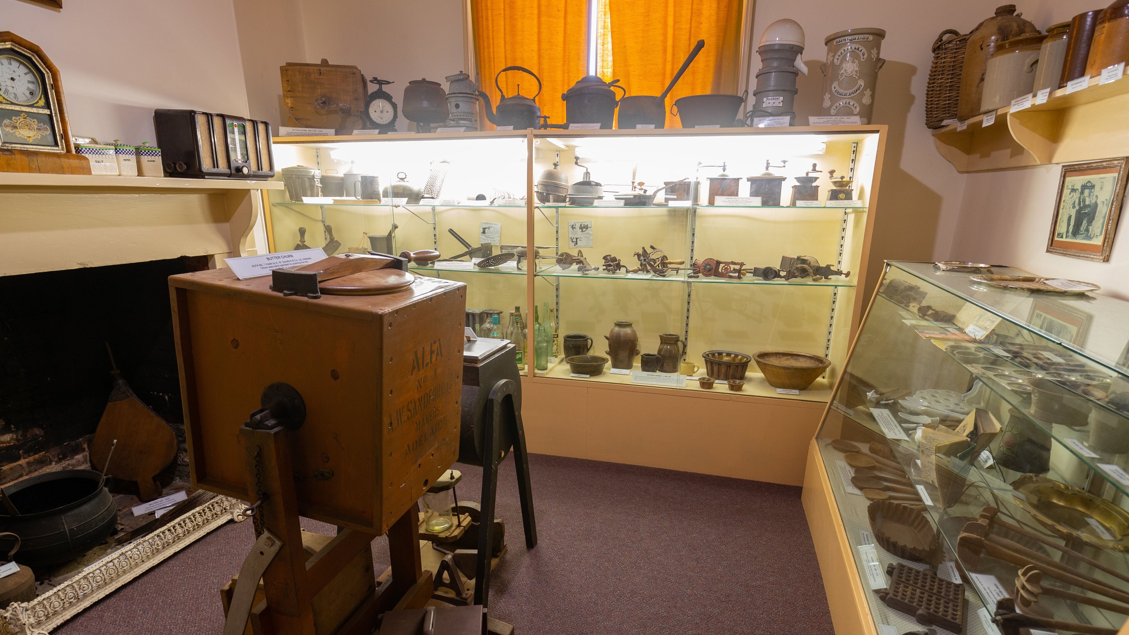 Barossa Museum featuring interior views and heritage elements